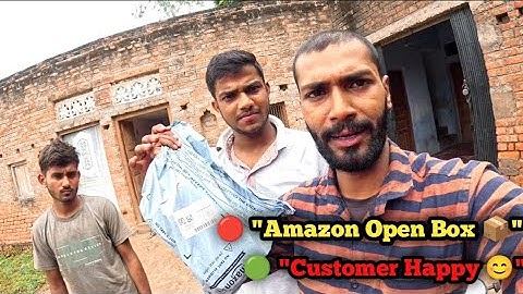 Amazon Open Box Delivery 📦 | Vivo Phone Unboxing Experience | Customer Review" || Biker Siddharth ||