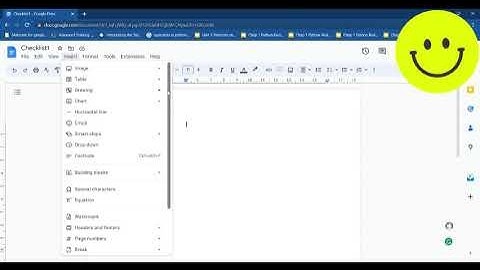 How to create a checklist in Google Docs?