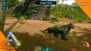 Ark Survival Evolved Mobile: Gameplay Walkthrough Part #1 (HUNTING, CRAFTING, TAMING DINOS)