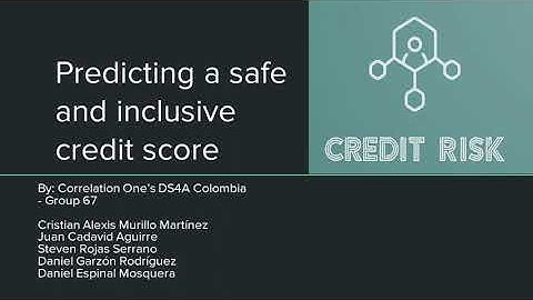 Credit risk: Predicting a safe and inclusive credit score