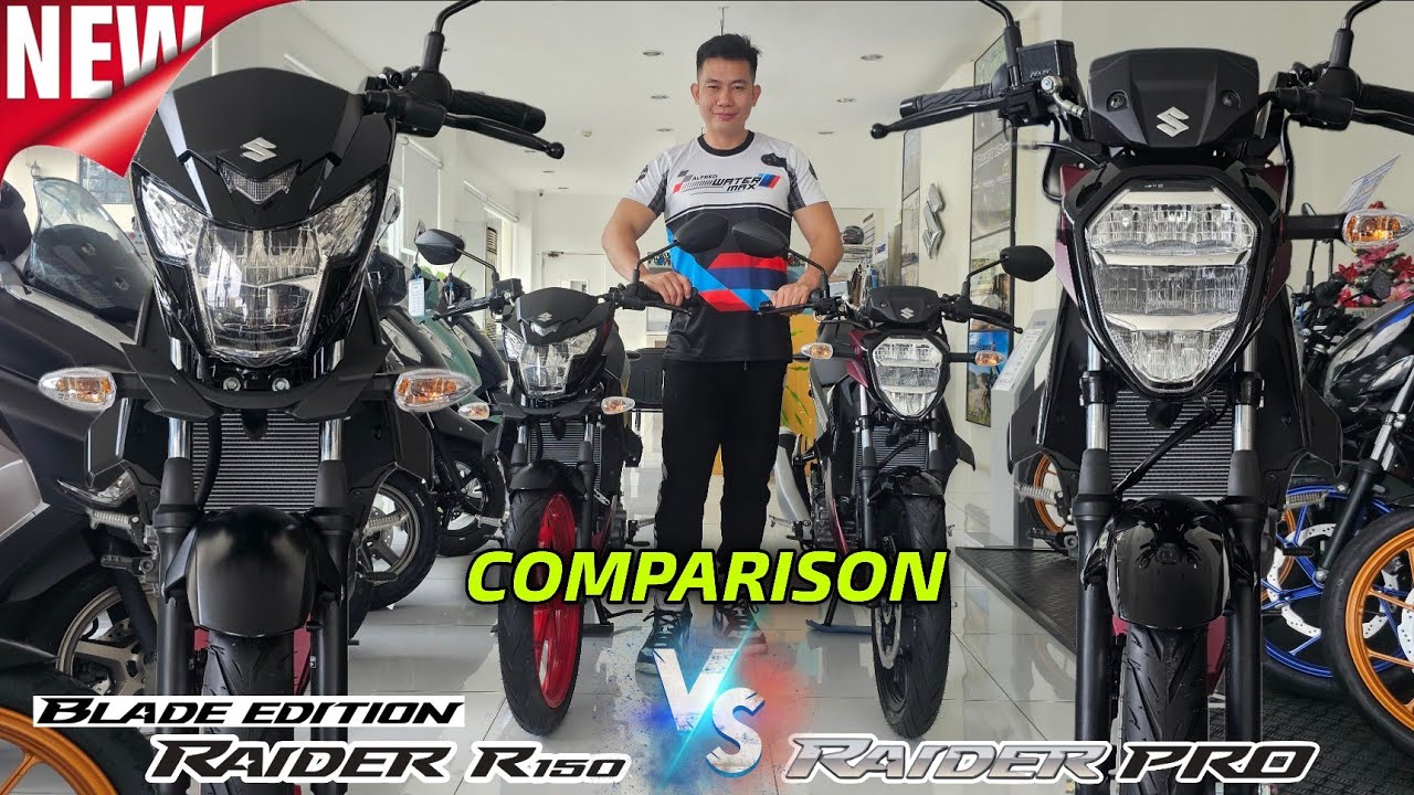 R150 Blade Suzuki Raider R150 Blade Edition and Pro Variant Comparison - YouTube