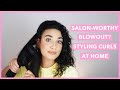 DEMO + REVIEW: AMIKA BLOW DRYER BRUSH | BLOWOUT FOR CURLY, FINE HAIR AT HOME | NEW YORK MINUTE SET
