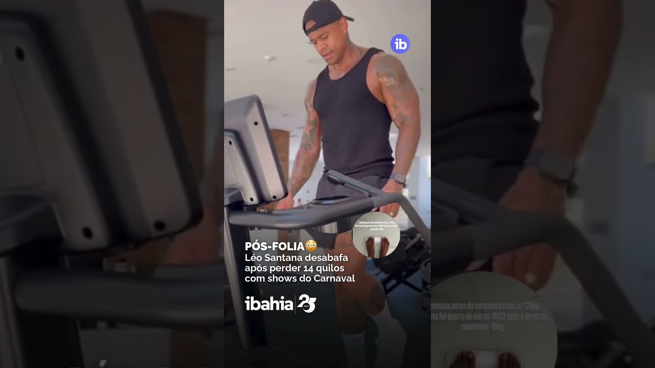 Léo Santana desabafa após perder 14 quilos com shows do Carnaval 