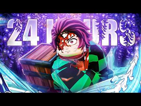 I Spent 24 Hours Going Noob To PRO In Project Slayers 2!