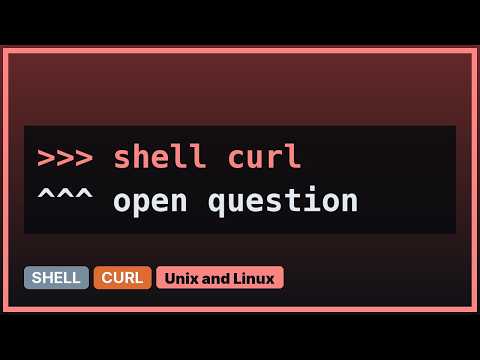 Unix & Linux: curl url call in for loop?