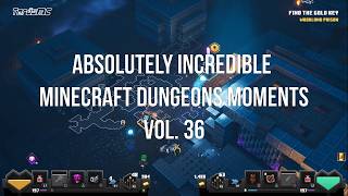 Absolutely Incredible Minecraft Dungeons Moments Vol. 36 An Epic Rescue Operation #5