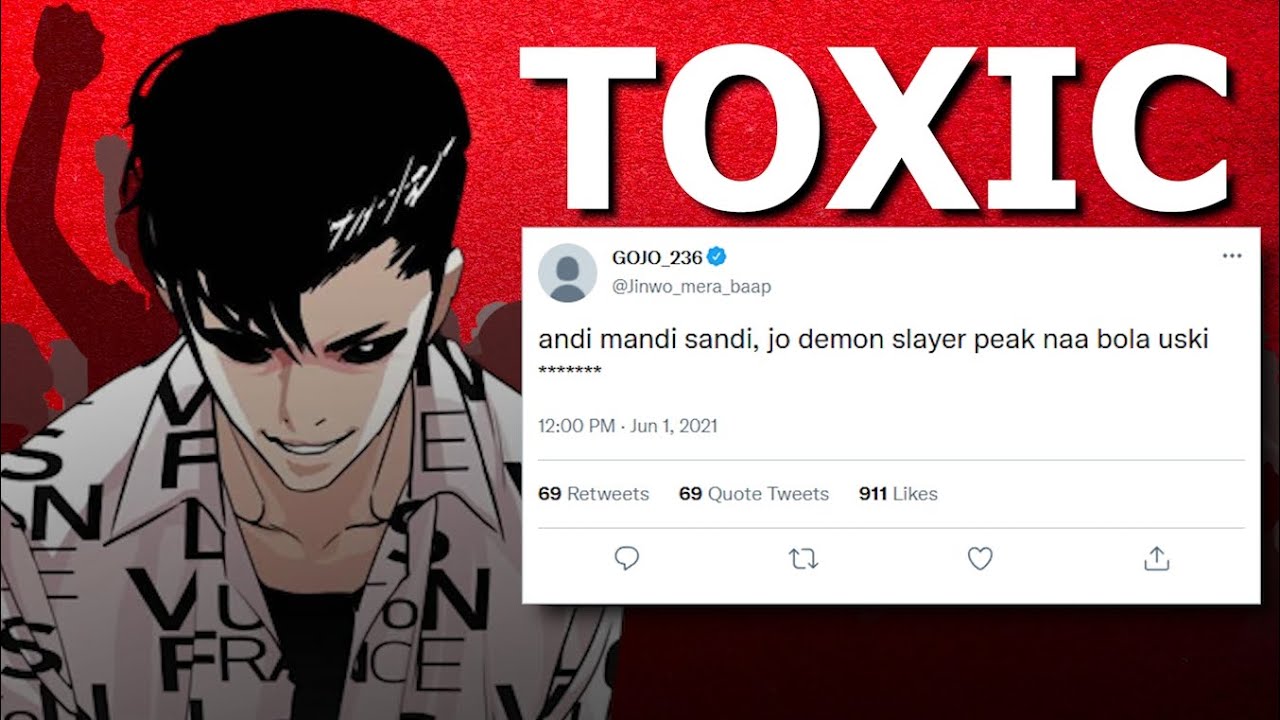 Toxic Anime 😢 || it's dark light||