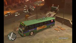 GTA IV Heavy Bus and Car Mod Bridge Of Death Part 17