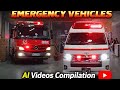 AI EMERGENCY VEHICLES #ambulance #ambulans #ambulancia #救急車 #firetruck #damkar #消防車 #sora2 #aivideo