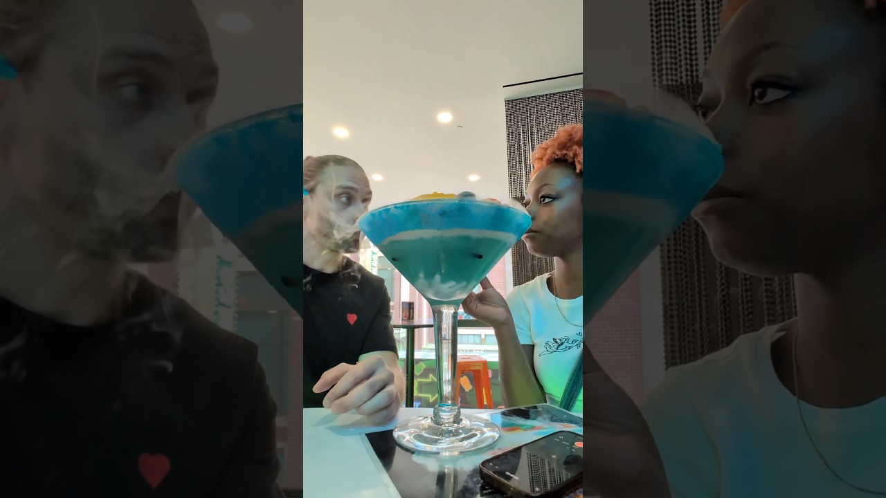 Would YOU share this GIANT Vegas drink with your partner?