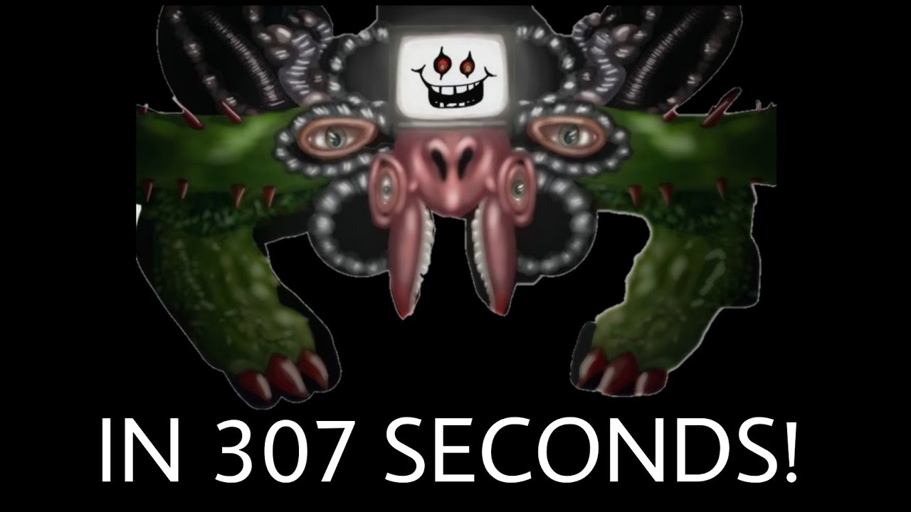 Uttd OMEGA FLOWEY in 307 seconds... i hope part 3 is never. 