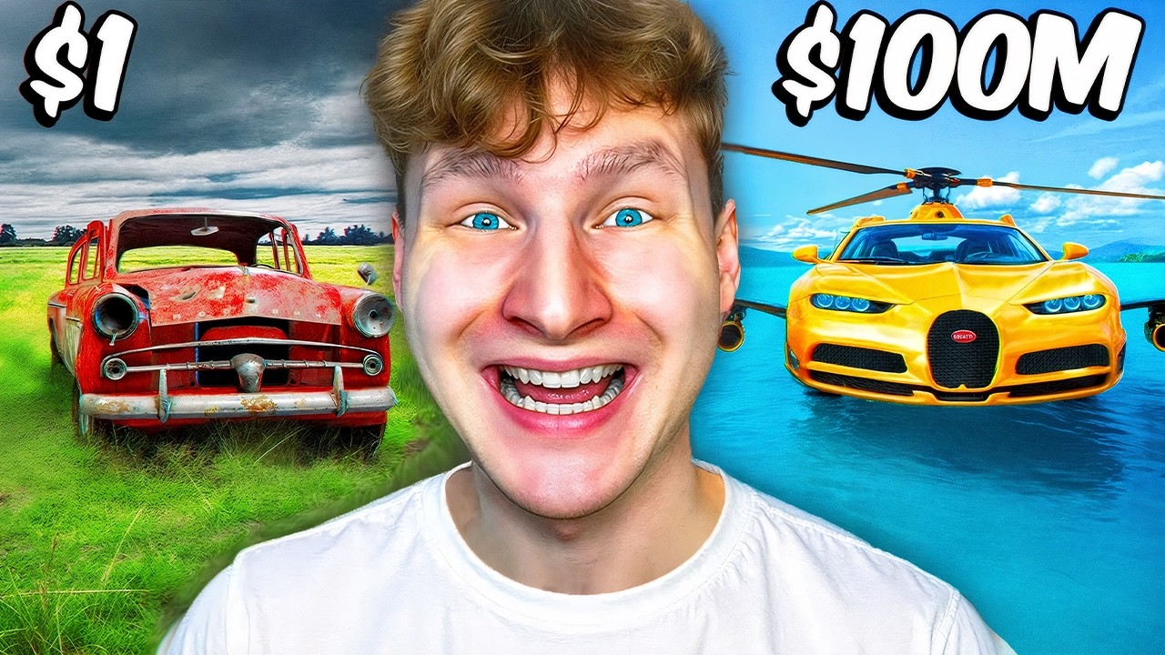 $1 vs $100,000,000 Roblox Autó!🤑