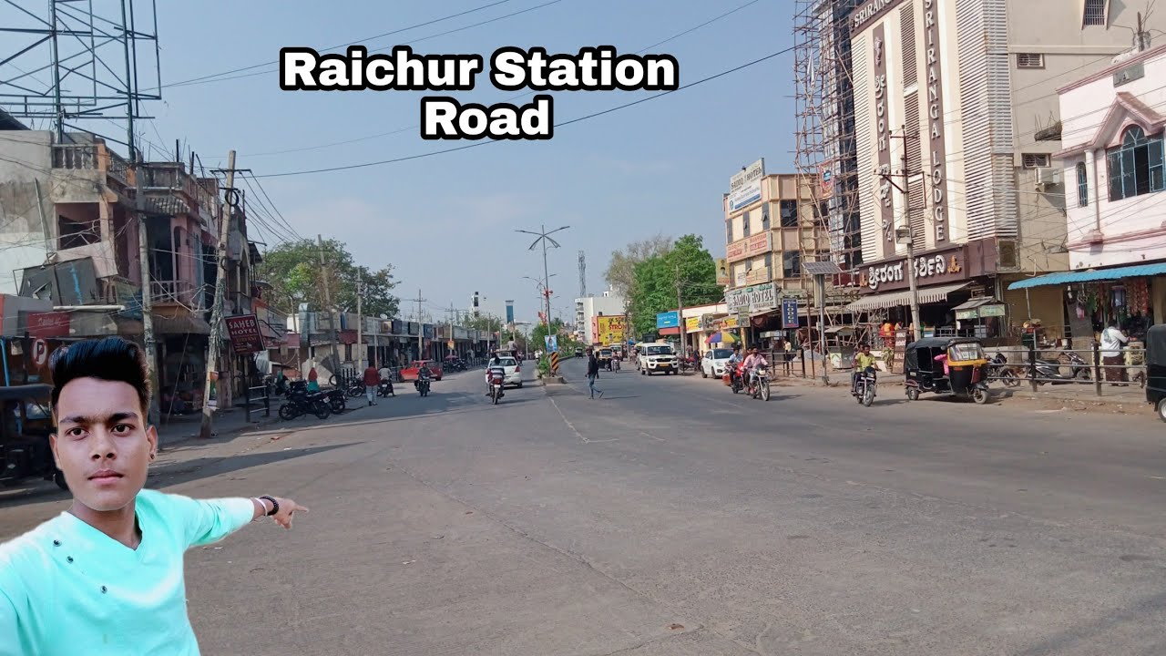 Raichur Station Road Vlog || Manish Babu Vlogs