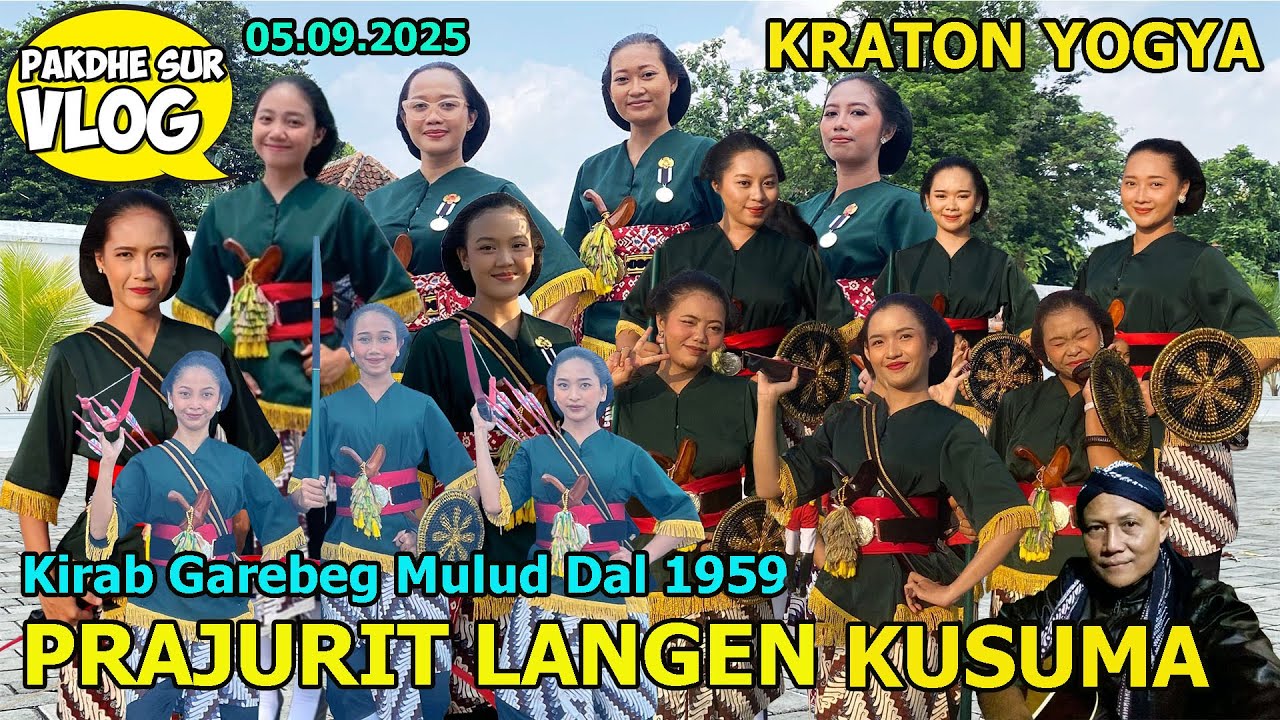 PRAJURIT LANGEN KUSUMA KRATON YOGYA TURUT KIRAB GAREBEG MULUD 2025 DAL 1959 - PAKDHE SUR VLOG #871