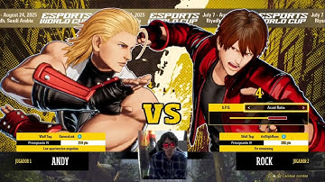 [Webcam] Andy Bogard VS Rock Howard ⚡ RANKED ⚡ FATAL FURY City of the Wolves