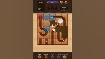 Roll the Ball slide puzzle Star G Pack Level 6 Solution