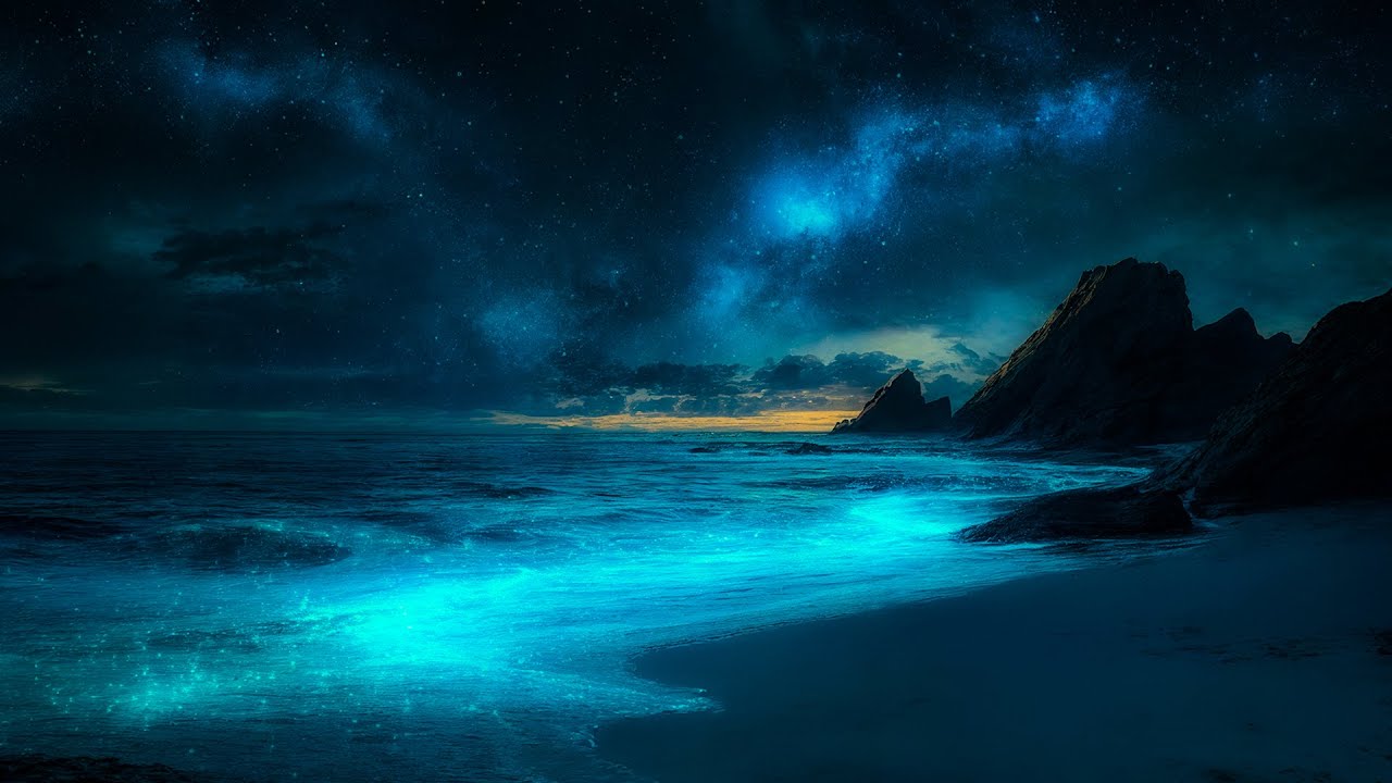 528Hz Frequency & Ocean Waves | Deep Sleep, Healing & Stress Relief