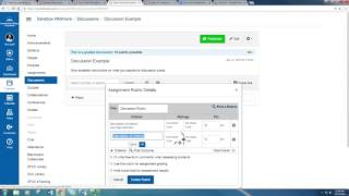 Adding Rubrics to a Graded Discussion in Canvas