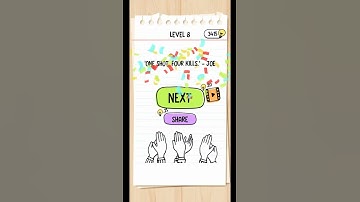 Brain Test 2: Tricky Stories - Monster Hunter Joe All Levels 8 Solution / Walkthrough