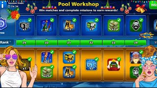 FREE PREMIUM POOL PASS GIFT NEW POOL WORKSHOP SEASON RANK MAX CLAIMING ALL NEW REWARDS !!! 🎁😍🤯