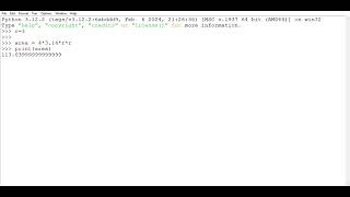 Python program : WAP to find area of sphere 