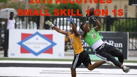 2015 Xecutives Showcase WR vs DB 1 on 1s