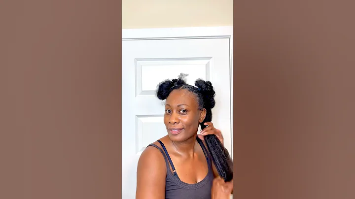 Natural Hair Style - Bubble Braid