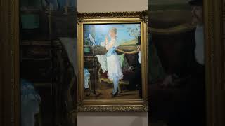 Manet's Nana, in the right line of Olympia represent without pretense the life of one courtesan.