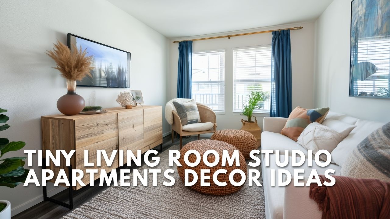 Tiny Living Room Decor Ideas for Studio Apartments - YouTube