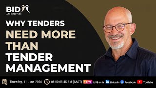 Why Tenders Need More Than Tender Management | Bid Architecture with David Bouwer | Vision 2026.