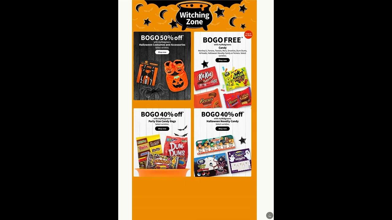 50 off walgreens weekly ad 10 23 10 29 youtube