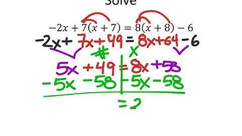 Solving a Multi-Step Equation with Distribution