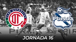 Resumen y Goles | Toluca vs Puebla | Liga BBVA MX | Apertura 2022 - Jornada 16