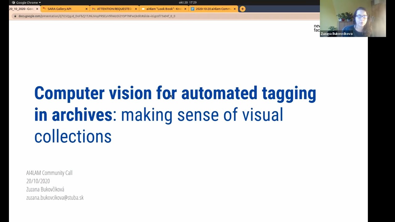 Computer Vision for Automated Tagging at Slovak University of ...