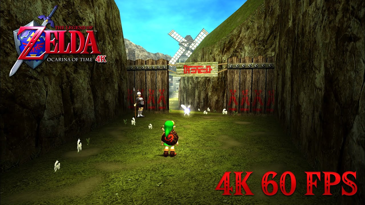 Zelda Ocarina of Time 3D 4K Let's Play Part 3 (Lost Woods and Kakariko Village) [60 FPS