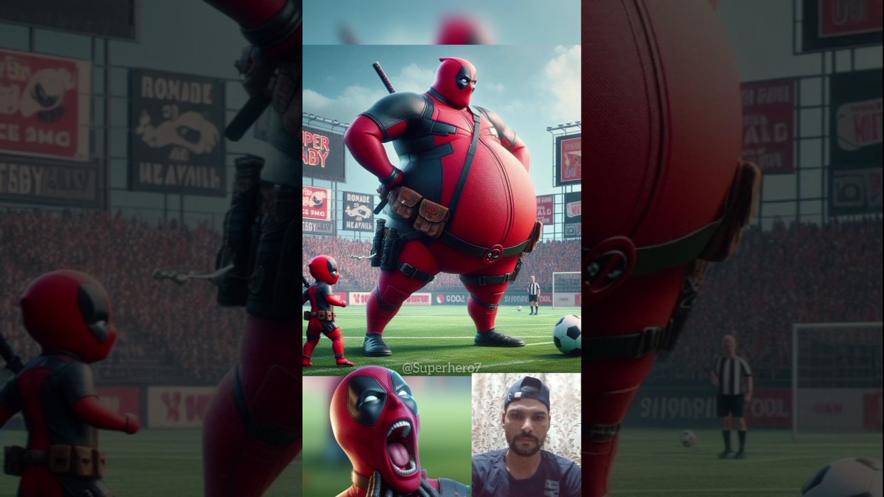 Superheroes 💥Teaching Their Super Kids Football ⚽ Marvel Characters & DC 