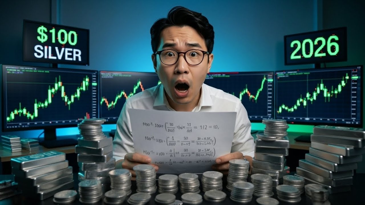 Mathematical Proof: Why Silver Must Hit $100 By 2026 (The Charts Don't Lie)