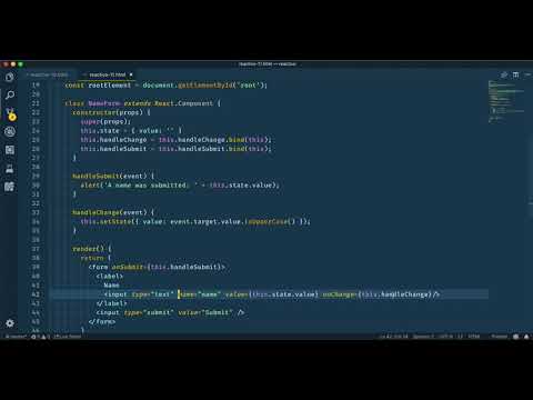 ReactJS - 12 - Componentes no controlados