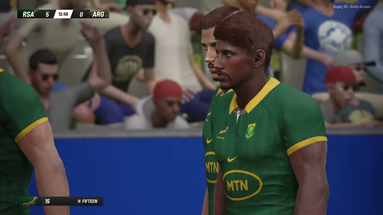Rugby 25 South Africa Vs Argentina Gameplay