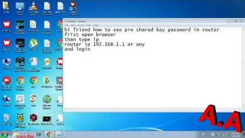 How to see wifi pre shared key or connected wifi password