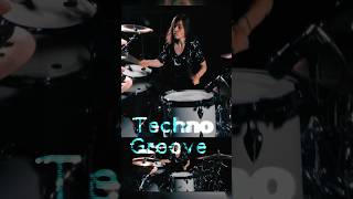 🤖 Techno Groove 🥁 #drums #groove #music #drummer