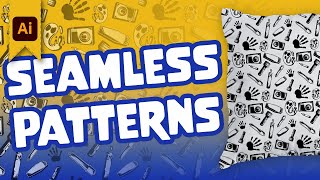 How To Create SEAMLESS Patterns - Adobe Illustrator Tutorial