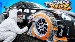 PINTE LOS NUEVOS RINES DE MI 350Z | ManuelRivera11