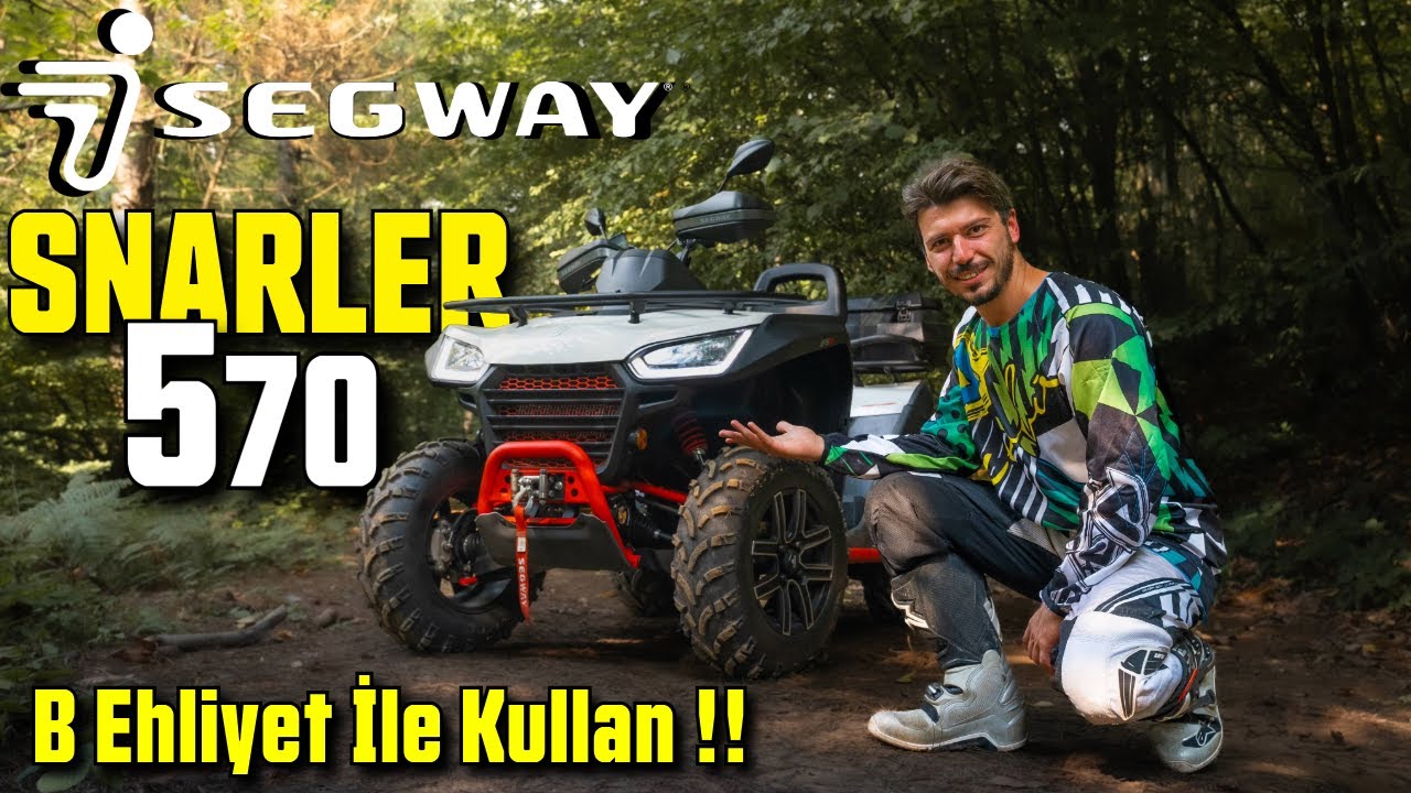 B Ehliyet ile 570 CC lik ATV KULLAN / Segway Snarler 570 4x4