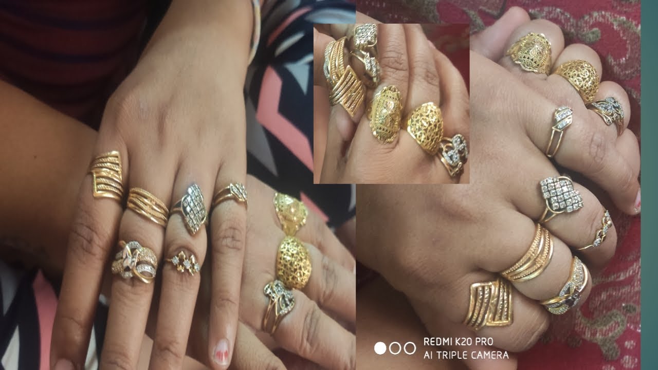 My gold rings collection YouTube