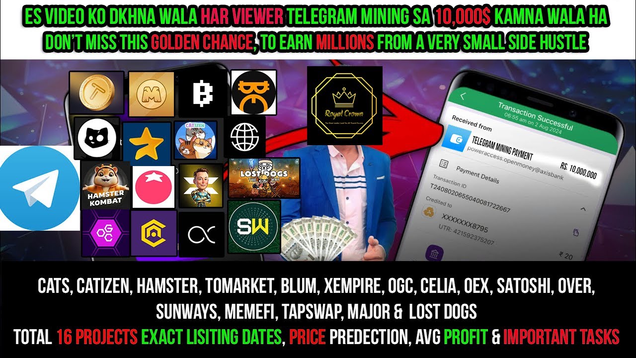 16 Mining Apps Launch This Month, Listing Date & Price Prediction | 100,000$ Withdraw In September
