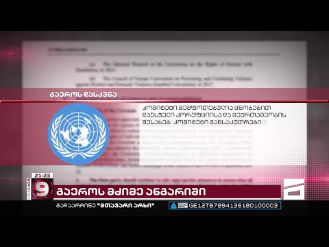 გაეროს მძიმე ანგარიში საქართველოზე