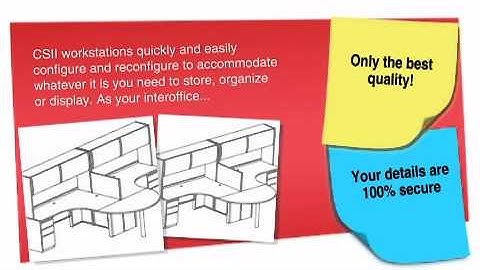 CSII Modular Workstations: Typical #1 - ofconcepts.com