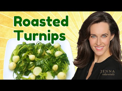Recipe Demo Roasted Turnips With Greens How To Cook Turnips Recipe Vegan-11-08-2015