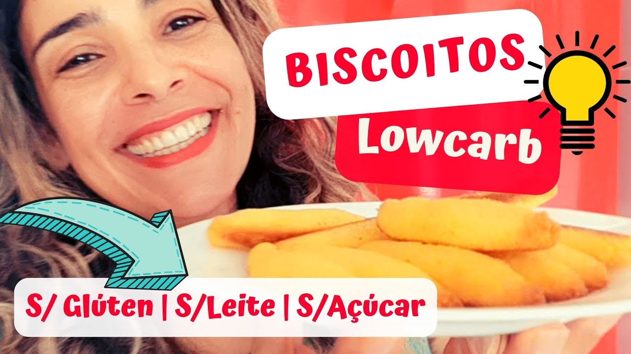 Biscoito Low Carb | Sem Leite | Sem Glúten | Sem Açúcar